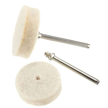33pcs Soft Felt Electric Mill Polishing Buffing Wheel Mixed Set Accessory For Rotary Tools