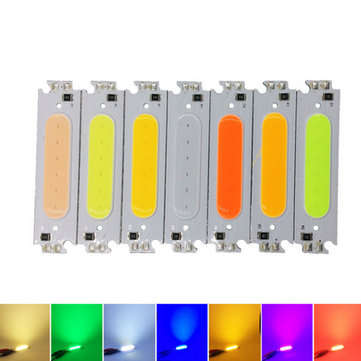 10pcs DC12V 2W COB LED Chip Light White Yellow Orange Green Blue Red Purple Lamp... (COLOR.: YELLOW)