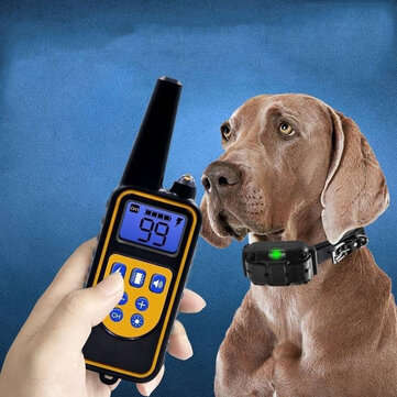 800M Remote Control Electric Dog Collar Pet Snoring Device Shock Agility Collar Waterproof Rechargea