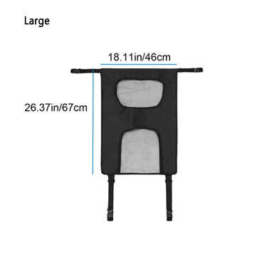 Car Pet Dog Net Vehicle Barrier Keep Mesh Buffer Gate Backseat Dog Safety (TYPE: LARGE)