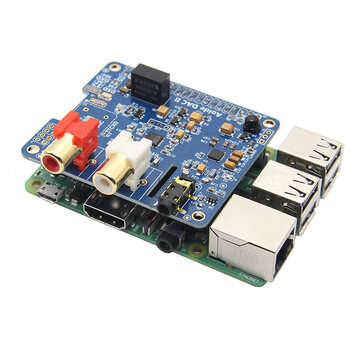 DAC II Hifi Sound Card 384-kHz/32-bit DSD/APE/FLAC/WAV Music Player Audio Expansion Board ES9018K2M