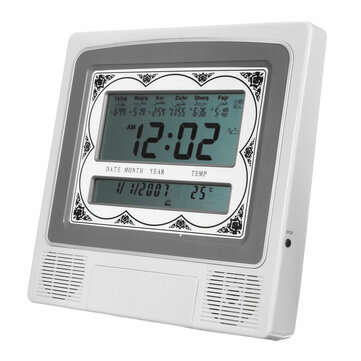 LCD Wall Table Muslim Clock Azan Islamic Alarm Wall Clock Pray