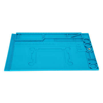Silicone Electronic Repair Mat Magnetic Soldering Mat Heat Insulation Pad Silicon Soldering Mat