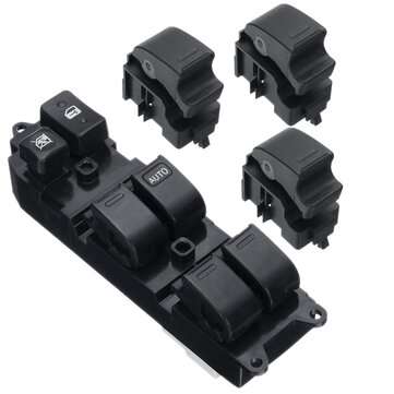 Full Set Main Window Switch & 3 Single Switches For Toyota Landcruiser 80 Series 84820-35020 84810-3