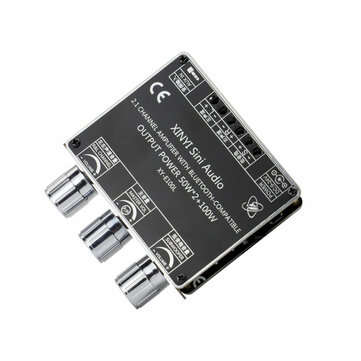 XY-E100L 50Wx2+100W 2.1 Channel bluetooth Audio Power Amplifier Board Module High and Low Tone Subwo