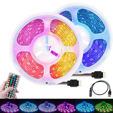 1/2/3/4/5/10m Usb Led Strip Lights 3528 Rgb Dimmable Tv Back Lighting+remote Control (length: 3m)