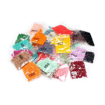 36 Colors DIY Diamond Painting Round Tiles Diamond Embroidery Stone Accessory