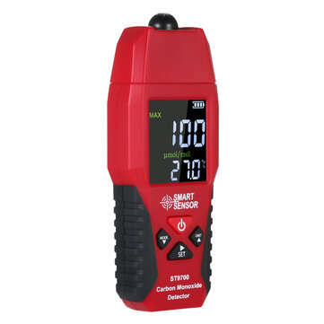 ST9700 Handheld 2 in 1 CO Gas Detector Temperature Meter Carbon Monoxide Analyzer Air Quality Monito