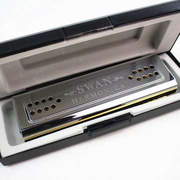 Swan SW24-12 24 Holes Double Sided Key C G Harmonica