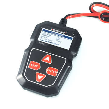 KONNWEI KW208 Car Battery Tester 12V 100 to 2000CCA Cranking Charging Circut Tester Battery Analyzer