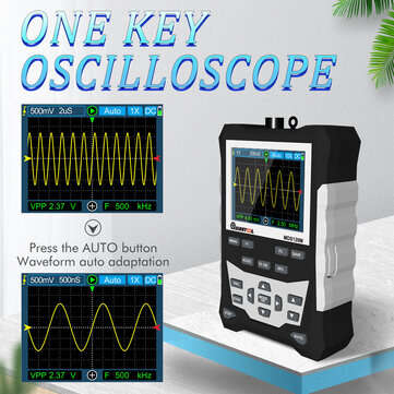 MUSTOOL MDS120M Professional Digital Oscilloscope 120MHz Analog Bandwidth 500MS/s Sampling Rate 320x