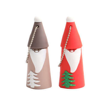 2 Pcs 32g Usb2.0 Flash Drive Pendrive Cartoon Santa Claus Memory Stick Usb Disk ... (capacity: 16gb)