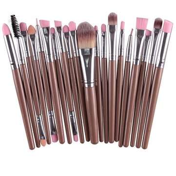 20Pcs Professional Makeup Brushes Cosmetic Synthetic Hair Brushes Kit Set (SHAPE: #01)