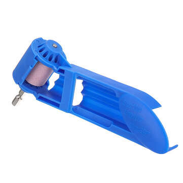 Drillpro Portable Drill Bit Sharpener 2-12.5mm Corundum Grinding Wheel Powered Tool For Drill Polish