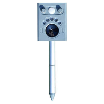 HC-22 Ultrasonic Solar Animal Repeller IP65 Waterproof Mole Snake Mouse Repellent Outdoor Pest Roden