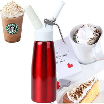 500ml Whip Coffee Dessert Fresh Cream Butter Dispenser Whipper Cake Maker Tool Cake Batter Dispenser