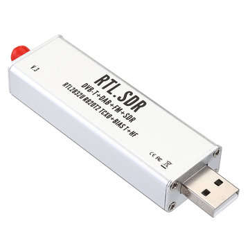 RTL-SDR Blog RTL SDR V3 R820T2 RTL2832U 1PPM TCXO SMA RTLSDR Software Defined Radio Receiver with An