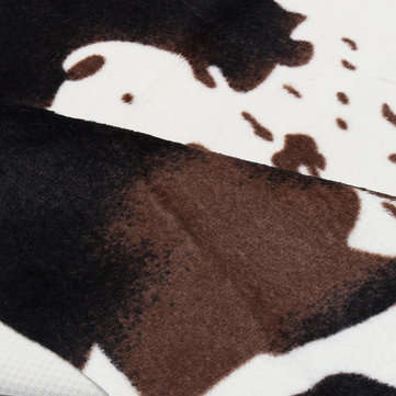 3.6x2.5 Feet Cow Print Rug Faux Cow Rug Animal Printed Carpet Home Decoration Toys
