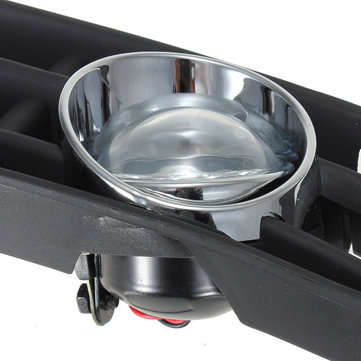 Car Front Bumper Grille Grill Driving Fog lights with Switch and Harness for Volkswagen Jetta Bora 1