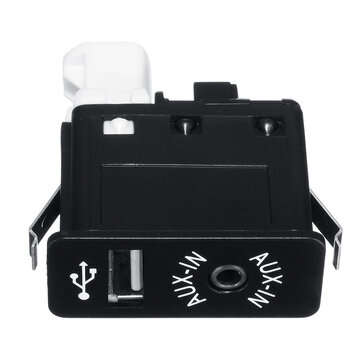 USB AUX In Auxiliary Audio Input Socket Switch Interface Panel For BMW E81 E87 E60 E90 F10 F12 E70 F