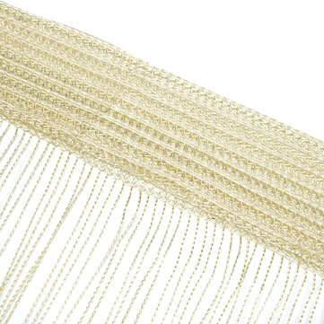 Solid Curtains String Curtains Windows Room Divider Door Decorative Line Curtain