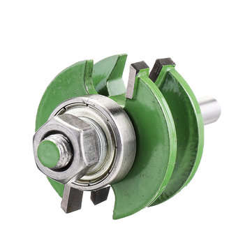 2Pcs 8mm Shank Tenon Router Bit Cabinet Door Panel Milling Woodworking Cutter