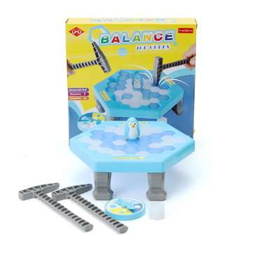 Icebreaker Penguin Trap Kids Puzzle Desktop Game Ice Cubes Block Family Fun Toys