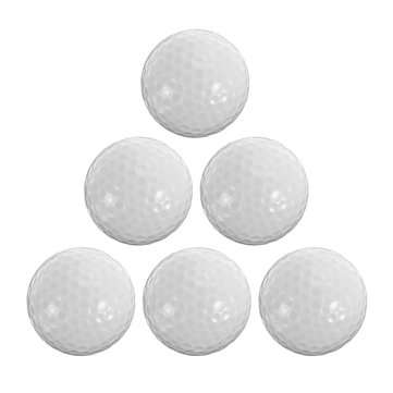 6 Pcs 1.6inch LED Golf Balls Dark Night Luminous Sports Ball