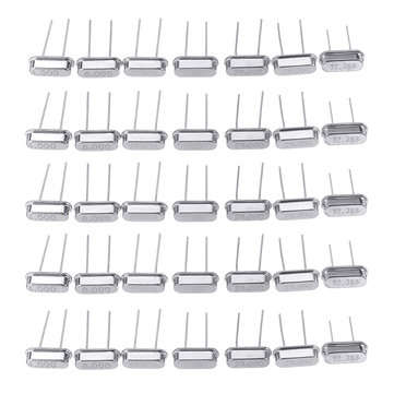 105pcs Crystal Oscillator Electronic Kit Ceramic Quartz Crystals DIP 7 Kinds Each 15pcs 32.768 4 8 1