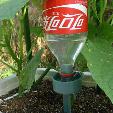 5Pcs Automatic Adjustable Flow Rate Drip Watering Spike Device for Garden Plant Irrigation