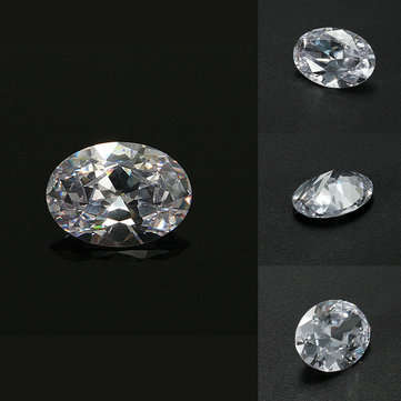 HUGE Unheated 56.66ct VVS White Sapphire 18X25mm Oval Cut AAAA Loose Jewelry Set