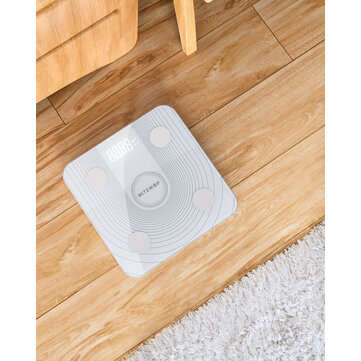 BlitzWolf BW-SC1 WiFi Smart Body Fat Scale APP Control BMI Data Analysis with 13 Body Metrics Digi