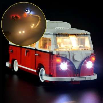 DIY LED Light Lighting Kit ONLY For LEGO 10220 Advanced Models VW T1 Camper Van