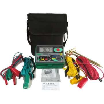 DUOYI DY4100 Resistance Tester Digital Earth Tester Ground Resistance Instrument Megohmmeter 0-2000