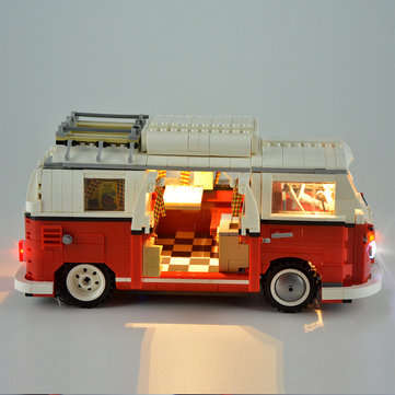 DIY LED Light Lighting Kit ONLY For LEGO 10220 Advanced Models VW T1 Camper Van