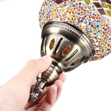 Handmade Swan Lamp Vintage Glass Turkish Style Bedside Home Table Night Light