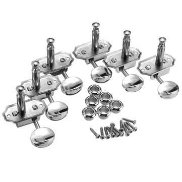 6PCS 6R Guitar Tuning Pegs Tuners Machine Heads for Fender Replacement