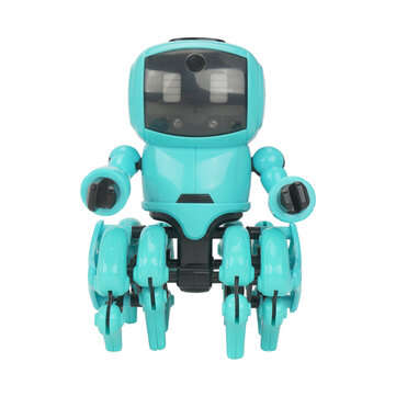 Mofun 962 DIY STEAM 8-Legged Smart RC Robot Gesture Sensing Infrared Following Obstacle Avoidance As