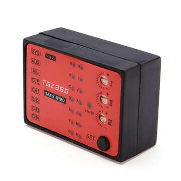 TGZ380 3 Axis Gyro Flybarless System for Align T-REX RC Helicopter