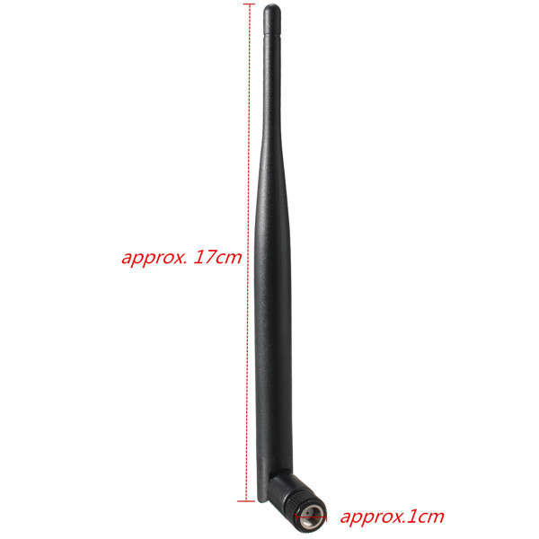 5dBi RP-SMA 2.4G Wi-Fi Booster Wireless Folding Antenna For Router IP PC Camera - 0.02kg