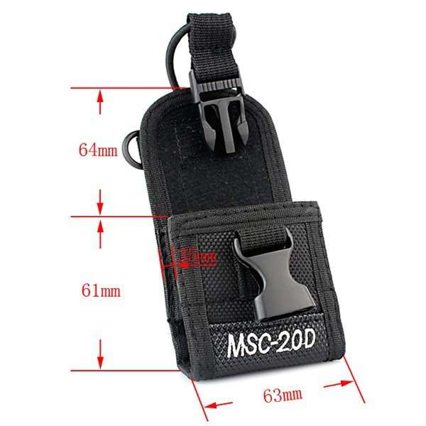 MSC-20D Multi-function Radio Case Holder for Baofeng H777 BF-666S/777S/888S Kenwood Yaesu Icom