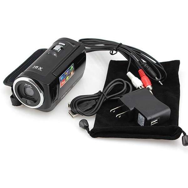 16 Mp Max 720P HD 16 X Digital Zoom Digital Video Camera - 0.47kg