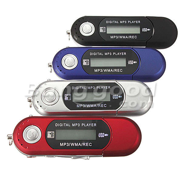 8GB Mini MP3 USB Flash Drive LCD Music Player With FM Radio - 0.03kg
