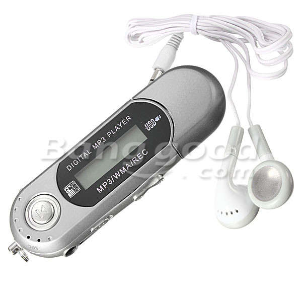 8GB Mini MP3 USB Flash Drive LCD Music Player With FM Radio - 0.03kg