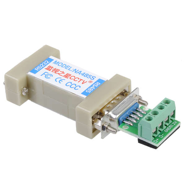 RS232 To RS485 Convertor UT-201 DB9 Female Male Connector Transceiver - 0.11kg