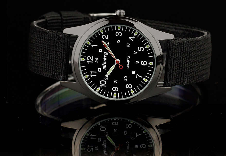 INFANTRY MILITARY CO. Army Field Op Watch Brand new BOXED, FULLY LOADED!