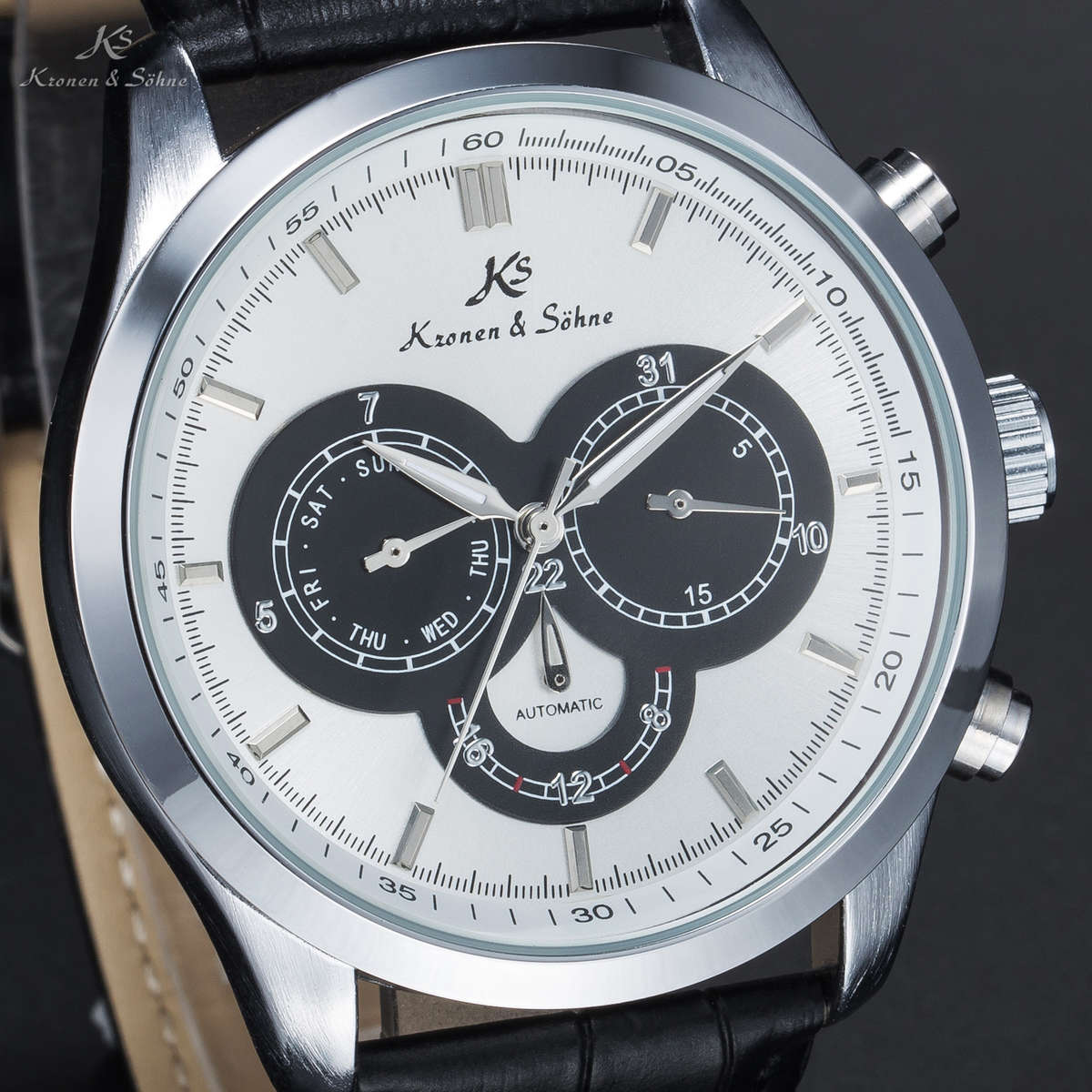 KRONEN & SOHNE Imperial Collection Automatic MECCANICO Chronograph Watch BRAND NEW IN BOX