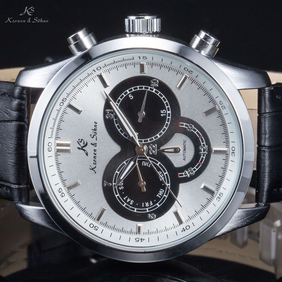 KRONEN & SOHNE Imperial Collection Automatic MECCANICO Chronograph Watch BRAND NEW IN BOX