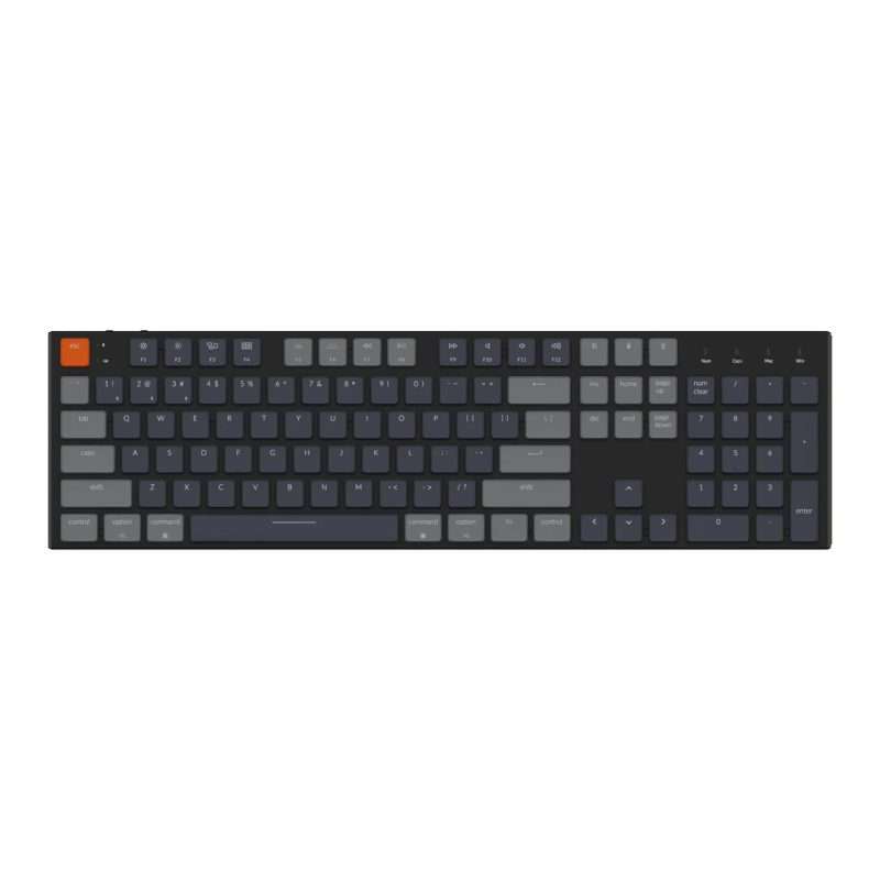 Keychron K5 ANSI Full Size Layout 104 Key - Brown Switch RGB Hot-Swap - Optical Wireless Low-Prof...