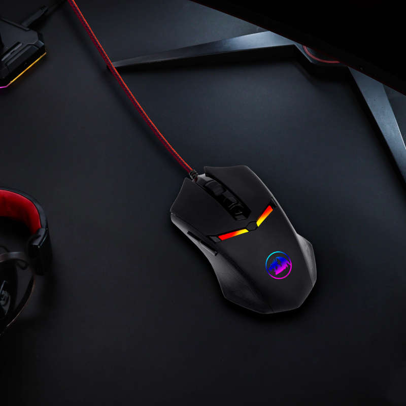 Redragon NEMEANLION 2 7200DPI Wired Gaming Mouse - Black